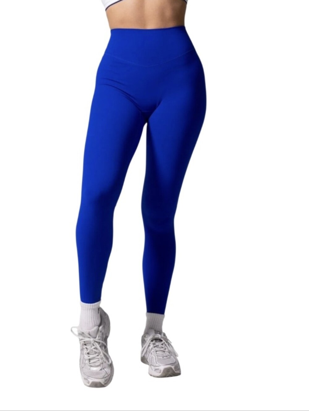 #K22 High-Waist Blue Active Leggings - Women Pants & Jumpsuits